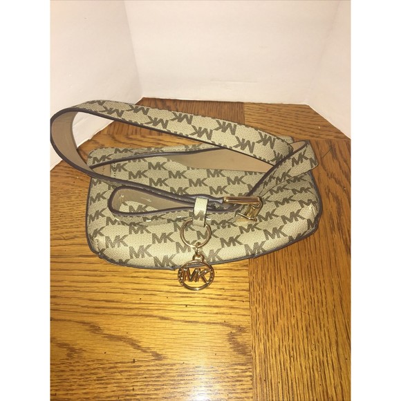 Michael Kors MK Signature Belt Wallet Waist Bag Pink Logo Size L/XL 556203 NWOT - Picture 4 of 4